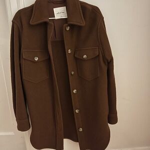 Aritzia Wilfred Wool Coat